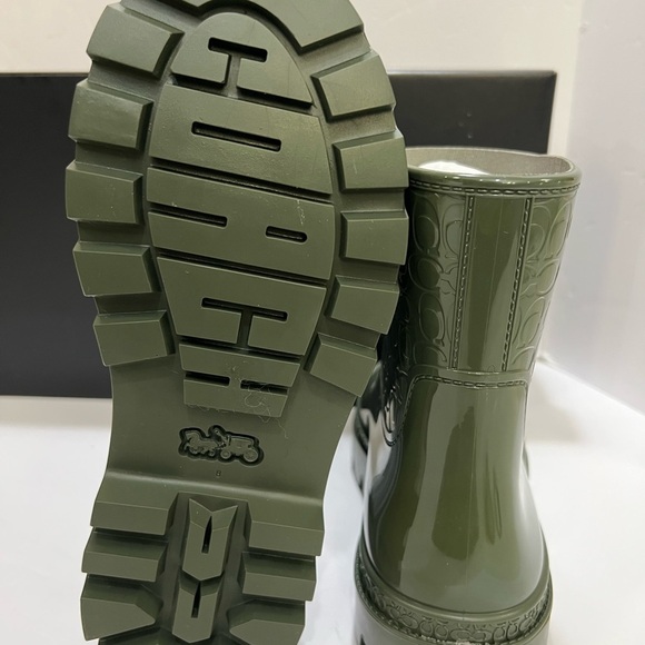 COACH 🥾NWT ✨ Rain boots 🏷️ size 8 woman’s - Picture 10 of 15